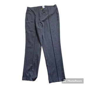 Ruby Rd. Gray heather front seam ponte pant